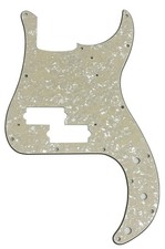 New 4 Ply Guitar Pickguard For '62 Precision P Bass,Ivory White Pearl