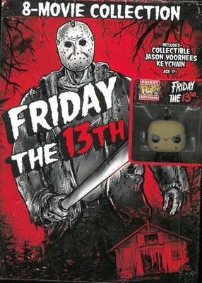 Friday the 13th: 8-Movie Collection (With Funko Pocket Pop! Jason Keychain) [New