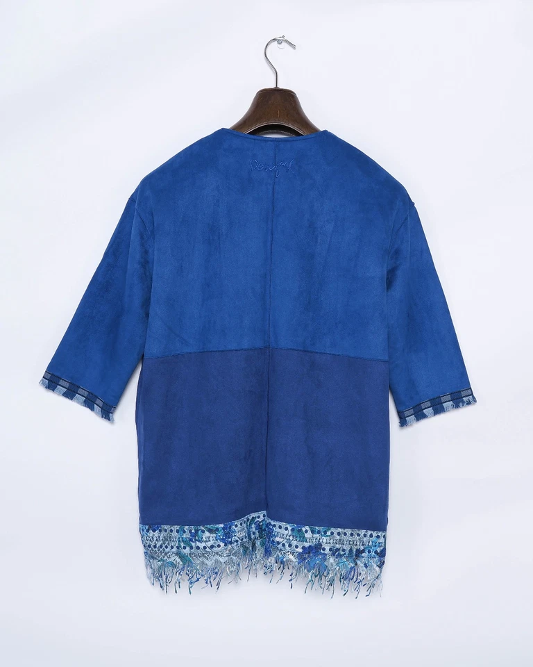 Desigual Women's Jacket Size M Embroidered Jacket 19SWEWX0 RRP: 99.95Eur - Image 2 of 4