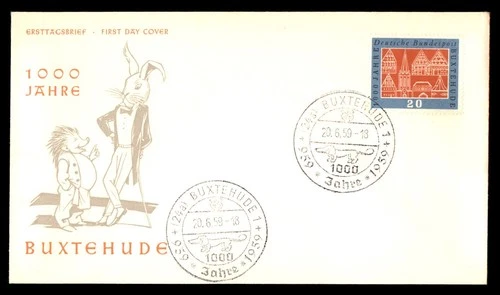 Mayfairstamps Germany FDC 1959 1000 years of Buxtehude First Day Cover aax_16661