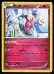 Mr. Mime 97/162 BREAKthrough Rare Pokemon Card