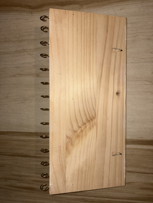Wood & Metal Wall Mounted Key or jewelry Rack, Multiple Hooks,
