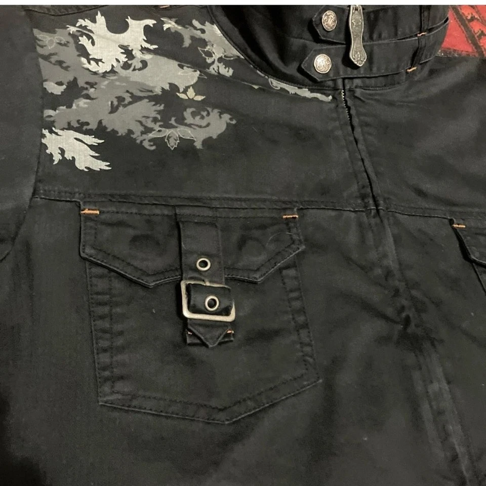 House Of Howe Chester Bennington Jacket Size Large Y2k Linkin Park Goth Jacket - Image 4 of 4