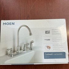 NEW Moen CA87060SRS Caldwell Kitchen Faucet S...
