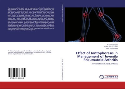 Al Shimaa Azab (u. a.) | Effect of Iontophoresis in Management of Juvenile...