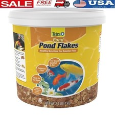 Pond Flakes Fish Food Small Goldfish Koi Nutritional Daily Diet Clear Water New