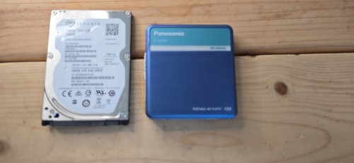Panasonic SJ-MJ100 Minidisc MDLP Player - Tested Working - Player + 500GB HDD