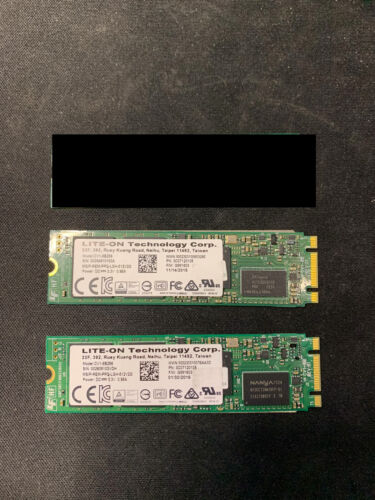 Lot of 4 - Lite-on m.2 2280 SATA 6.0 Gb/s 256Gb SSD Solid State Drive CV1-8B256