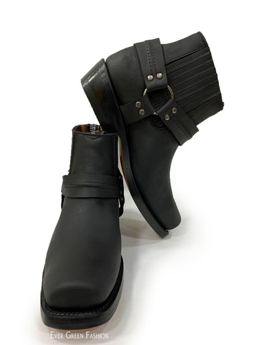 DAMAS Botas de Cuero Molinillos VIXEN Lo Marrón Vaquero Western Motociclista Botines - Imagen 3 de 11