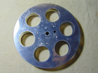 1pc Empty 16mm Aluminum Metal Film Reel 7'' 400ft Movie Take Up 400' 120m