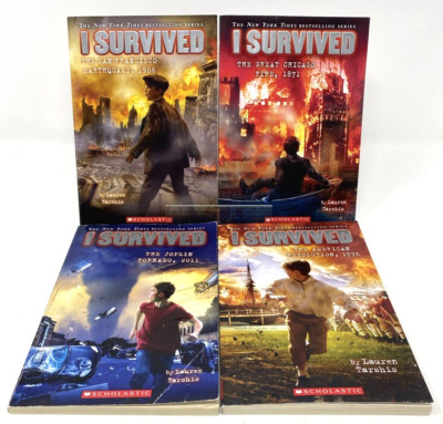 Lot of 4 I Survived Chapter Books by Lauren Tarshis Scholastic Paperback PB