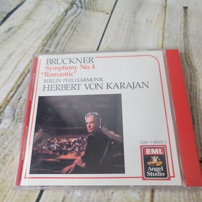 Bruckner Symphony No 4 Romantic Berlin Philharmonic Von Karajan 1971 Audio CD