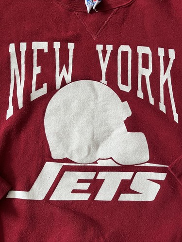 Russell Athletics New York Jets Sweatshirt XL 80’s Made In USA Single V Vintage - Picture 6 of 11