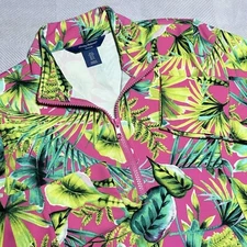 Tommy Bahama Active Performance Tropical Golf Tennis 1/4 Zip Top Women’s Small