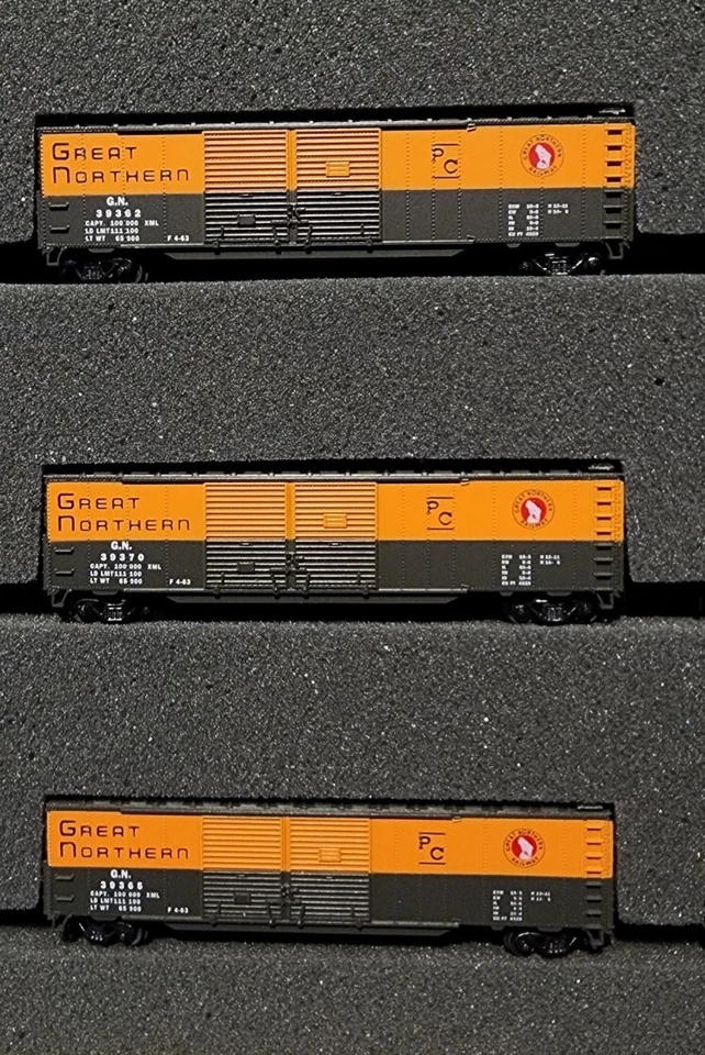 Con-Cor N Scale Special Merchandise "Loader Cars" Add on Set Great Northern - Image 3 of 4