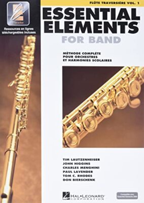 Essential Elements for Band avec EEi Vol. 1 - Flute Traversiere Book/Online M...