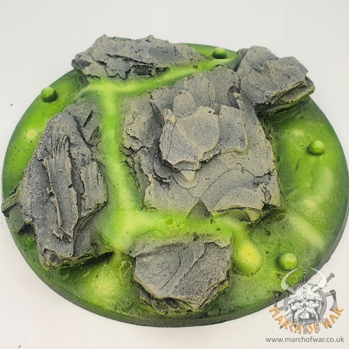 PAINTED 130mm resin base, great unclean one, death guard nurgle UK sculpts - 第 9/9 張圖片