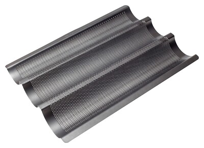 Birkmann EASY BAKING Baguetteblech Brotbackform Backform Karbonstahl 38 x 28 cm