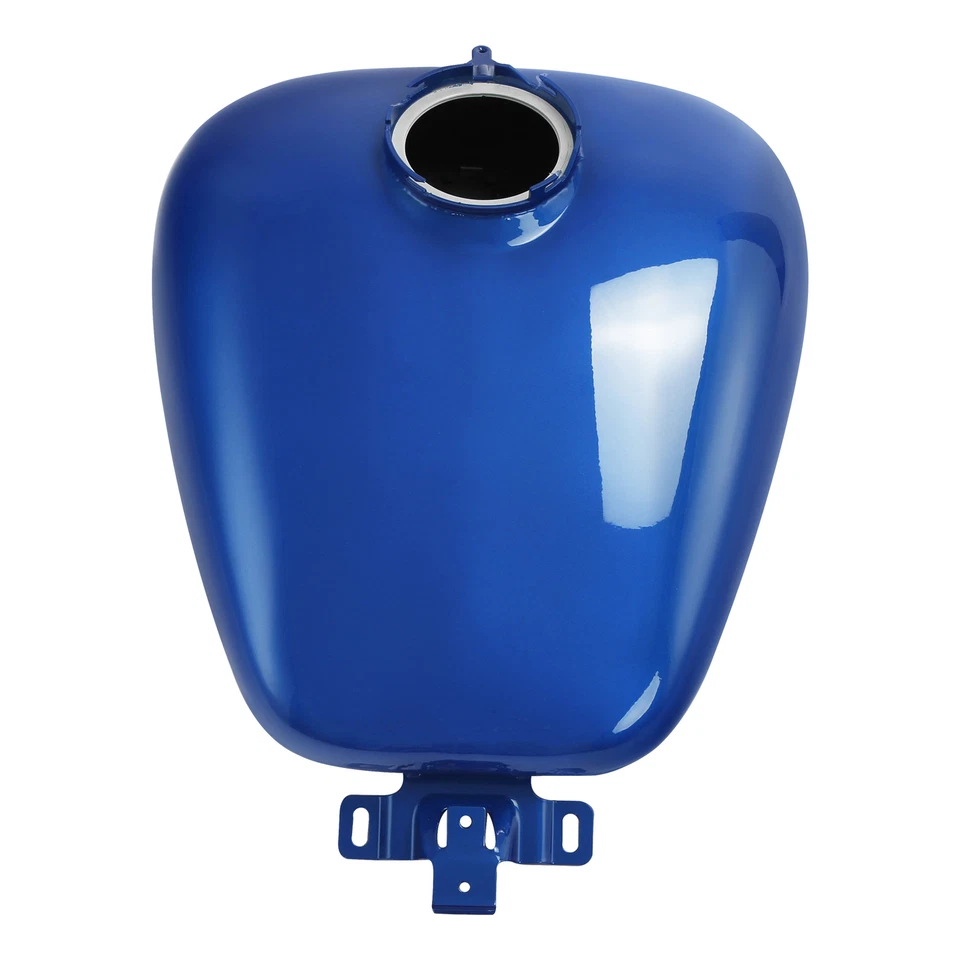 Tanque de gasolina de 6 galones apto para Harley Touring Street Glide 2008-24 eléctrico azul Foto 2 de 4