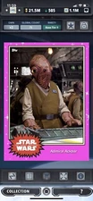Topps Star Wars Digital Card Trader Tier 9 - Pink Admiral Ackbar Base 4 - 75 cc