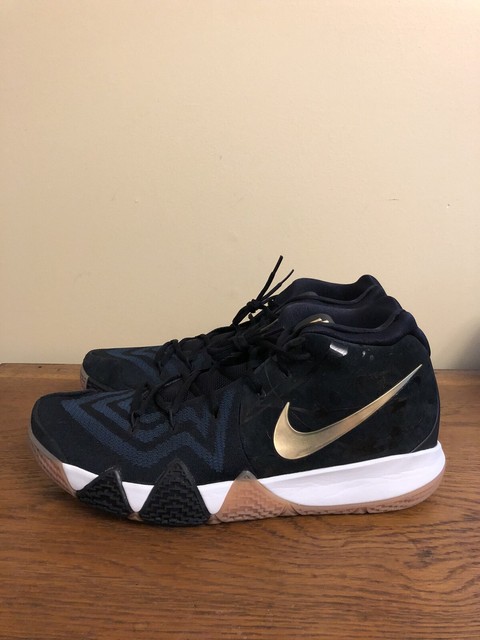 kyrie 4 pitch blue metallic gold