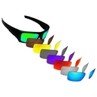 Hawkry Polarized Replacement Lenses for-Oakley SI Industrial Det Cord OO9253-Opt