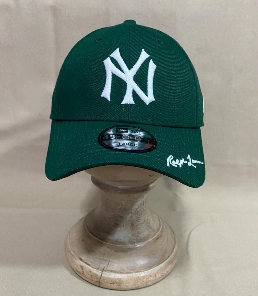 Polo Ralph Lauren Men’s MLB NY Yankees New Era Fitted Hat Cap Green, Size L