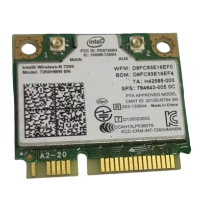 Intel Dual Band Wireless-N 7260 7260HMW AN 802.11a/g/n Wifi +