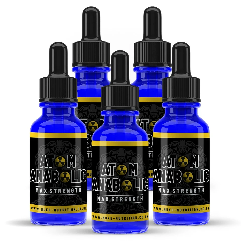 Atom Anabolic Testosterone Booster Strongest for Men Max Strength Muscle Growth