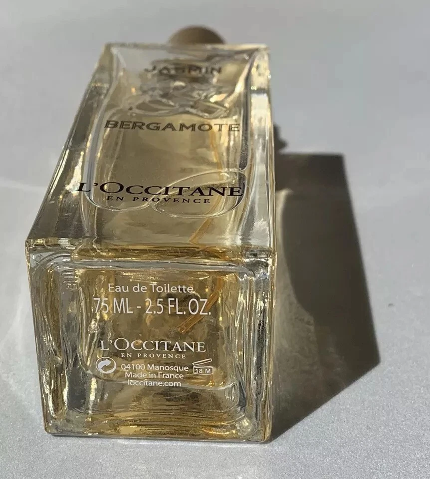 L'Occitane Jasmin & Bergamote Eau de Toilette Perfume Spray RARO 2.5 oz 75 ml Nuevo Foto 2 de 2