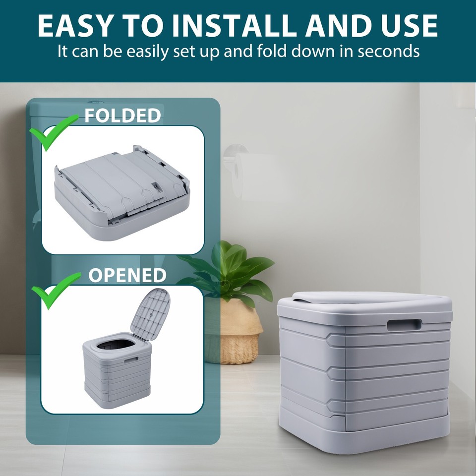 TUKAILAi Tente pop-up portable pour camping en plein air, caravane, pique-nique, toilettes et