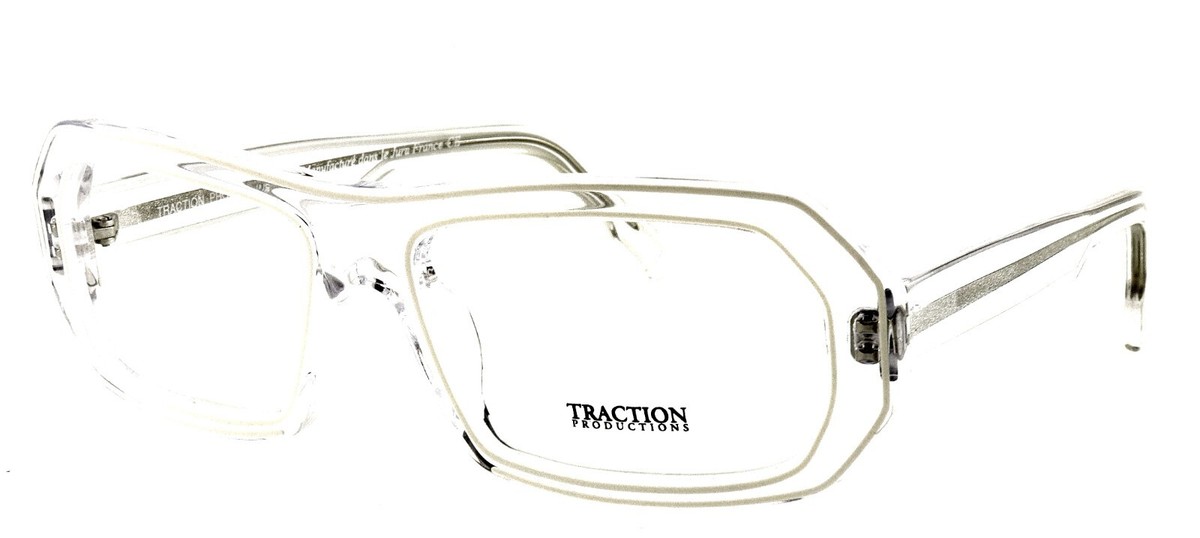 TRACTION PRODUCTIONS Blanc/Cristal COURAGE 53mm Clear Eyeglasses 