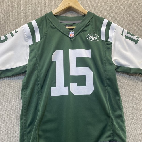 Nike New York Jets Brandon Marshall NFL Jersey Youth Large 14/16 Green Throwback - Picture 3 of 11