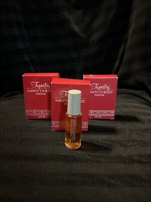 Set OF 3 Vintage Tapestry Perfume by Mary Chess .25oz MINI Parfum/Extrait NIB