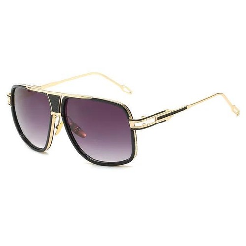 Men Oversize Large Flat Square Retro Sunglasses For Big Wide Heads 155mm UV400 - Picture 16 of 17