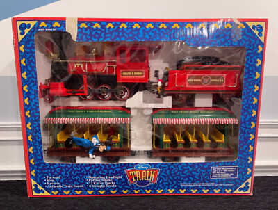 Walt Disney World RAILROAD Park TRAIN SET Vintage 60080 Complete & New In Box