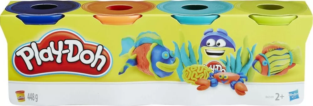 HASBRO PLAY DOH PATE A MODELER 4 POTS 4 COULEURS B6509