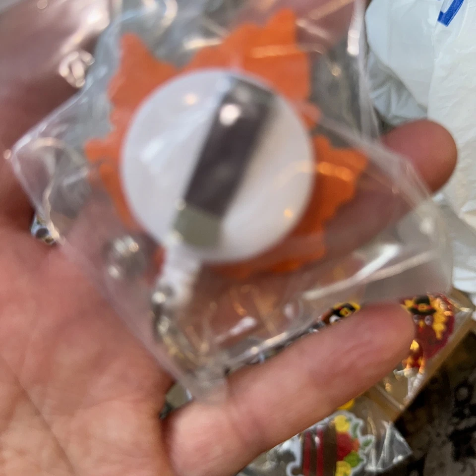 LOTE 12 TARJETAS LLAVERO PORTA CORDONES RETRÁCTILES otoño temática vacaciones acción de gracias Foto 2 de 2