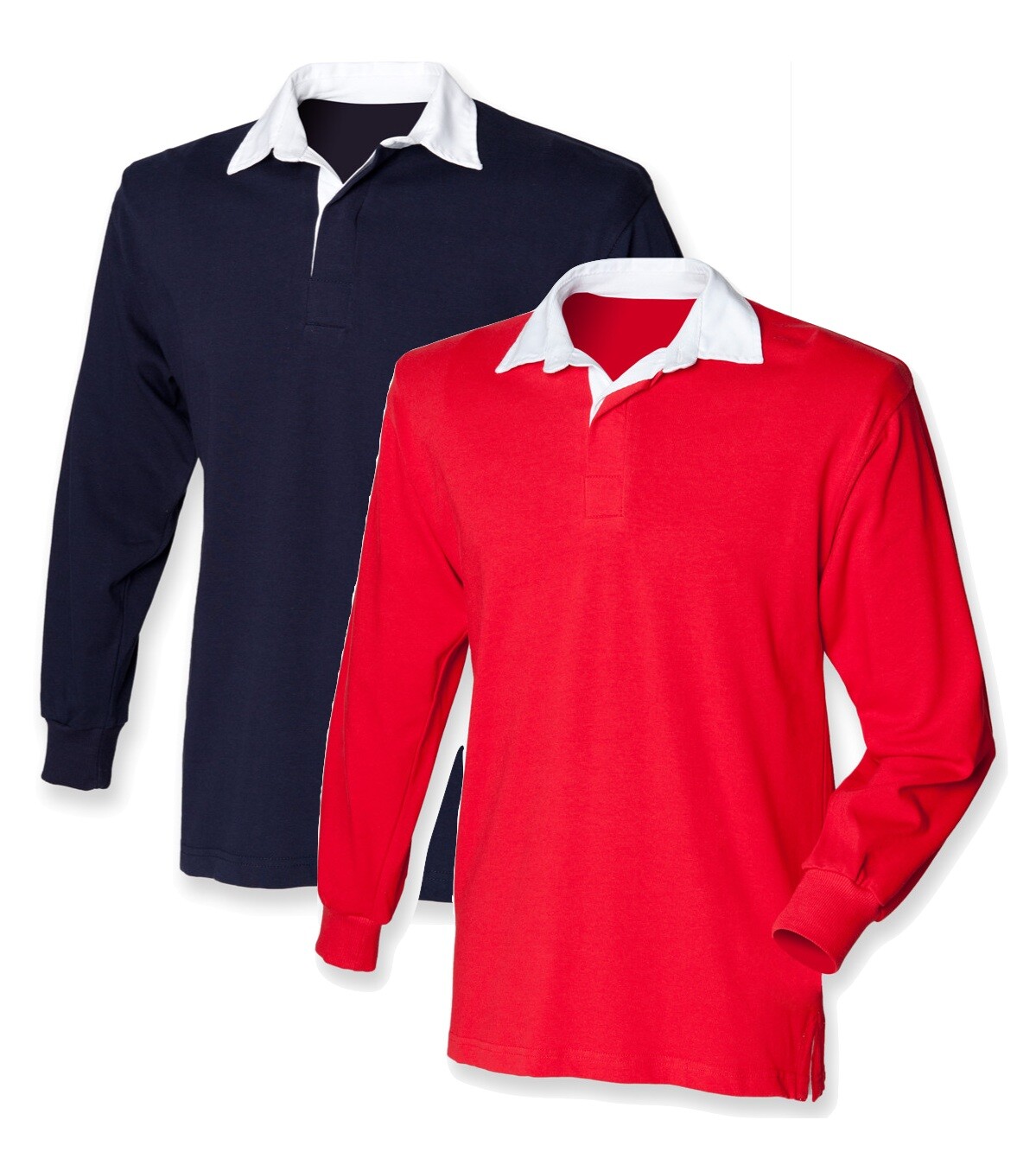 Camicia Rubino Manica Lunga Cotone Tinta Unita Prima Fila Ragazzi Bambini Bambini