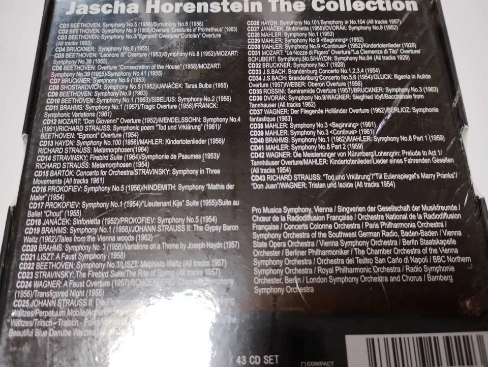 Jascha Horenstein The Collection 43CD y - Image 2 of 2
