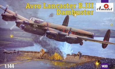 Amodel 1433 - 1:144 Avro Lancaster B.III Dambuster - Neu