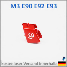 BMW Lenkrad M-Taste Abdeckung Knopf Rot glz M3 E90 E92 E93 CRT GTS