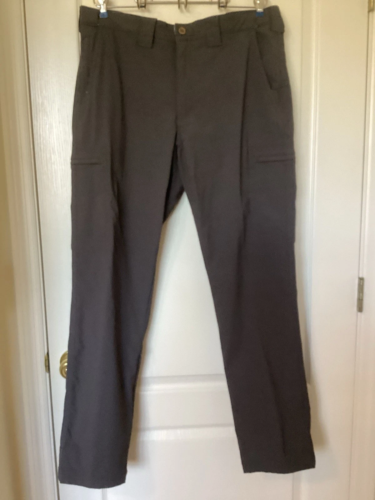 The Territory Ahead Pants Mens Size 36x34 Black Cargo Hiking Pants Camping