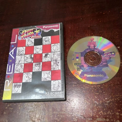 Super Street Fighter II Turbo - 3DO - Custom Art Case - Tested & Working