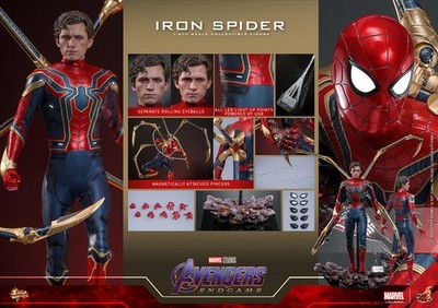 Hot Toys Sideshow Spider-man Iron Spider Holland 1/6 Scale Figure