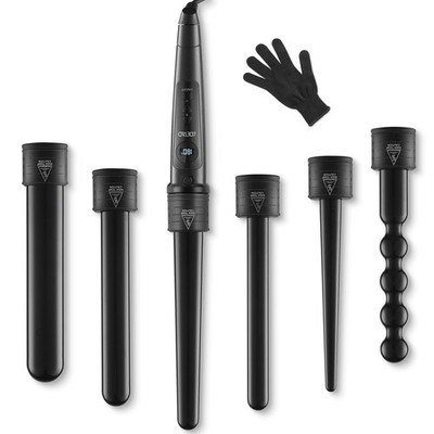 Lockenstab Set 6 in 1 Multifunktions Austauschbaren LED Temperatur Einstellba...