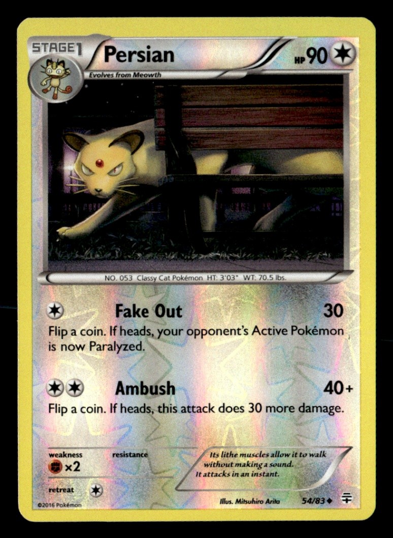 Persian Uncommon Reverse Holo Generations 54/83 NM Pokémon TCG