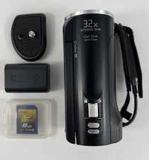Sony HDR-CX230 HD Self Charging Handycam With Battery, 8GB Card Tripod Plate