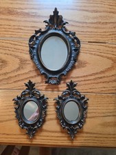 Set Of 3 Vintage Mirrors