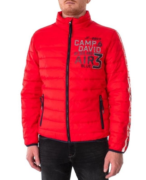 Men Camp David Jacket Black Nylon 38 / M / 46